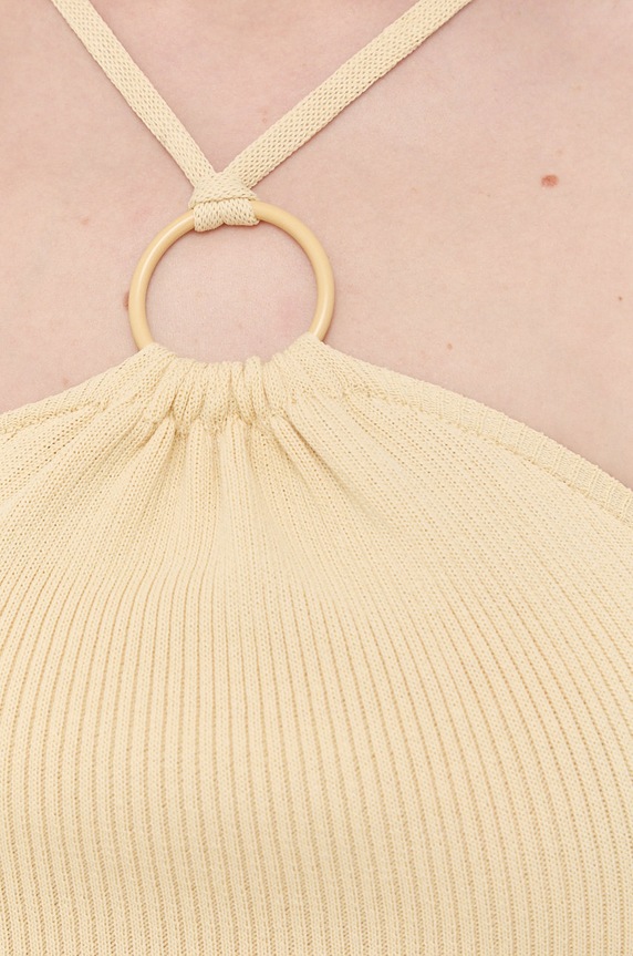 For Love & Lemons sukienka KSU22D505.SU22 beżowy