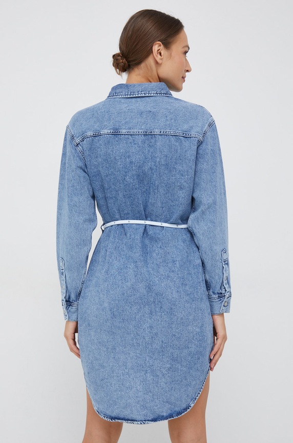 Oblečení Džínové šaty Calvin Klein Jeans J20J219356.9BYY modrá
