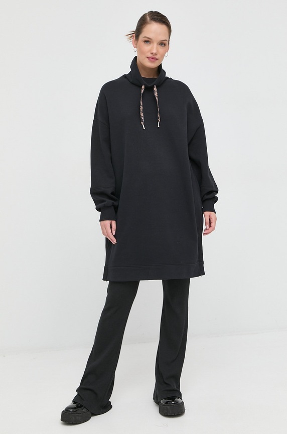 BOSS sukienka 50477786 czarny AW22