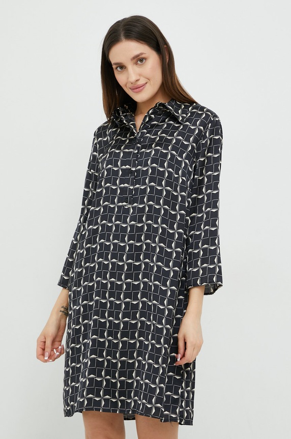 Sisley sukienka 4V82LV020.66Y czarny AW22