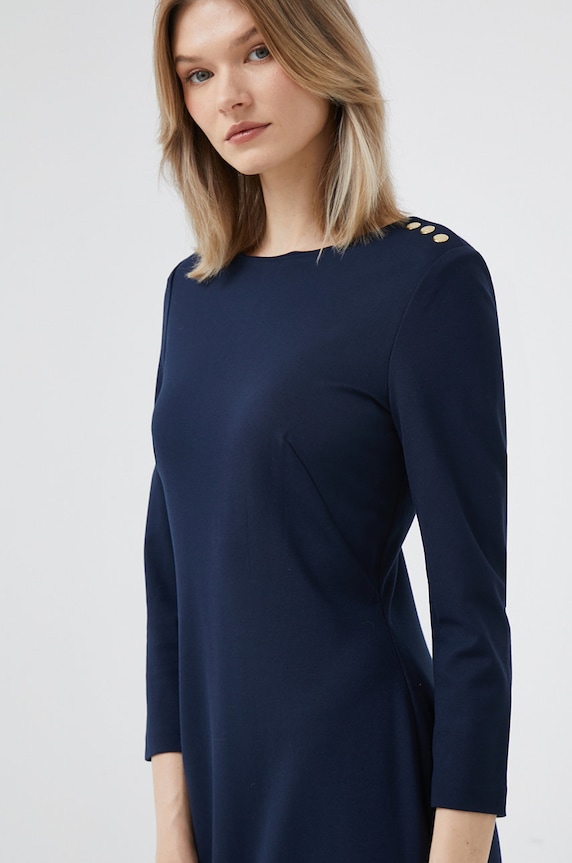 Šaty Lauren Ralph Lauren námořnická modř 250863910002