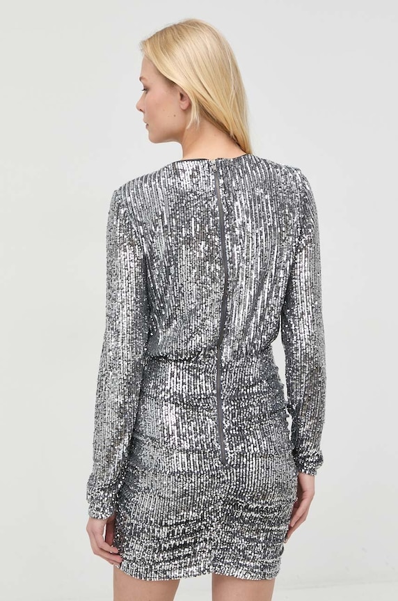 Odzież Bardot sukienka 58279DB.GUNMETAL szary