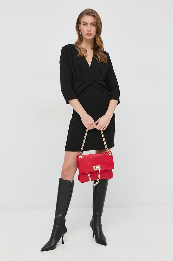 Šaty Morgan RISMA.F.NOIR čierna AW22