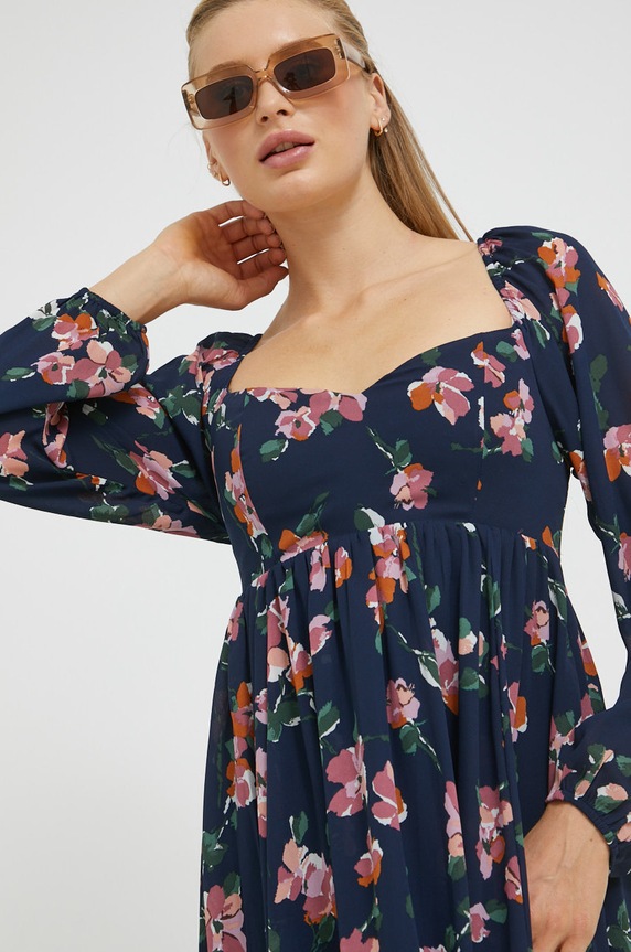 Рокля Abercrombie & Fitch тъмносин KI159.2463.206