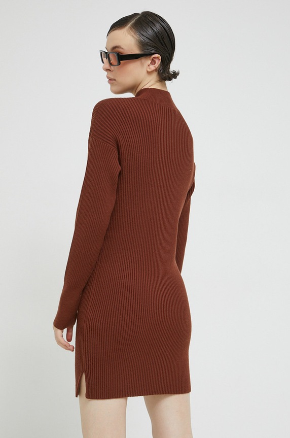 Ρούχα Φόρεμα Abercrombie & Fitch KI159.2559.410 καφέ