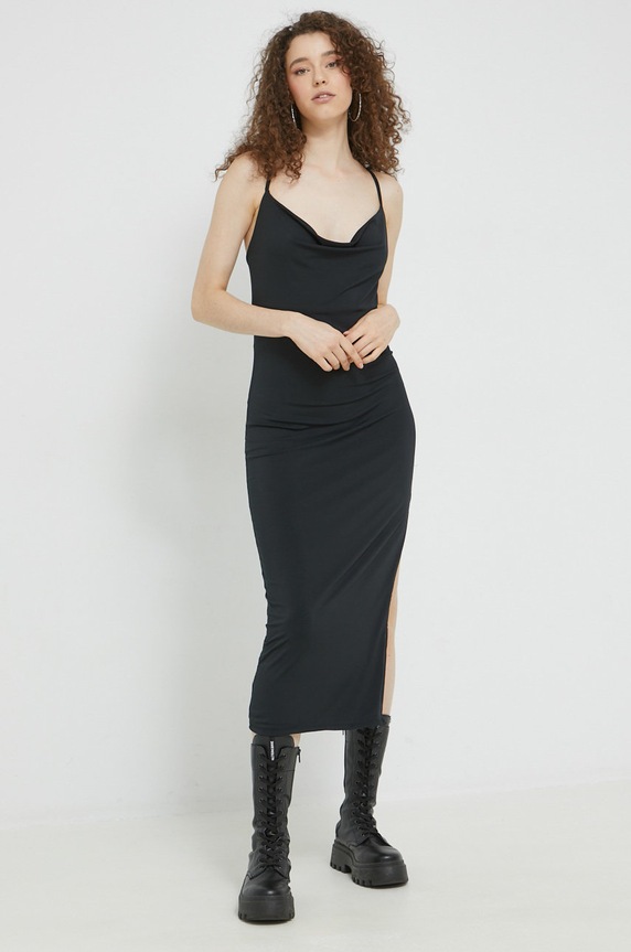 Abercrombie & Fitch rochie KI159.2676.900 negru AW22