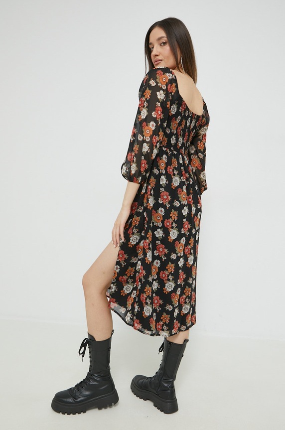 Odzież Hollister Co. sukienka KI359.2344.908 czarny