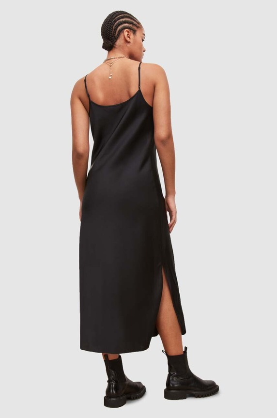 AllSaints sukienka HADLEY DRESS WD055V czarny
