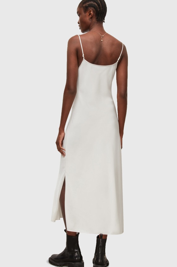 AllSaints rochie alb WD055V