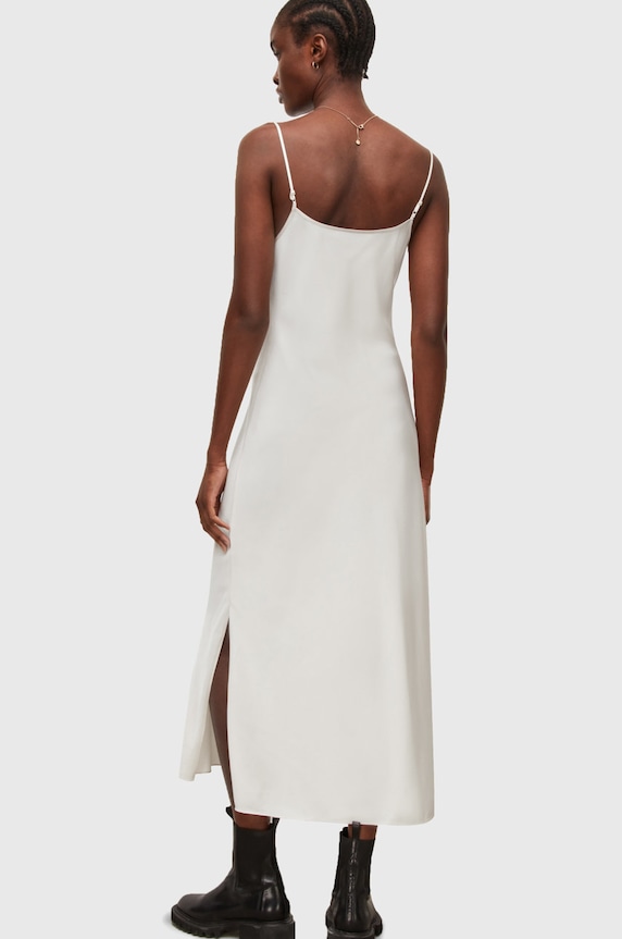 AllSaints rochie alb WD055V