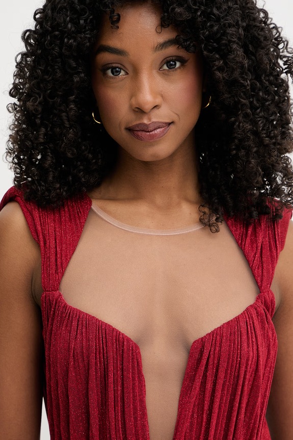 Elisabetta Franchi Sukienka czerwony AB23527E3