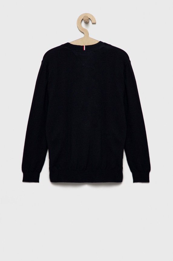Tommy Hilfiger gyerek pulóver KB0KB07496.9BYY sötétkék AW22
