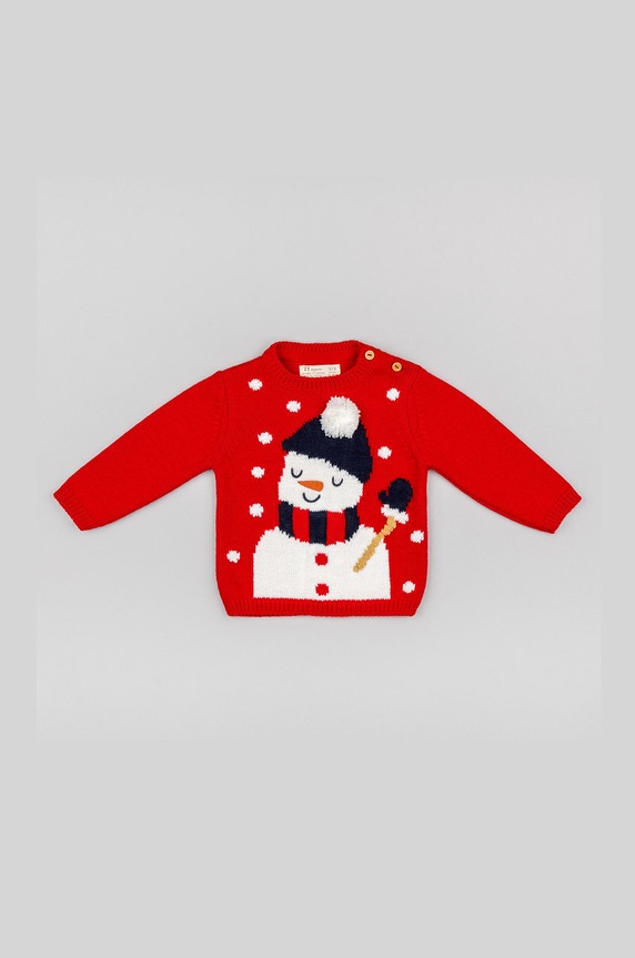 zippy maglione bambino/a a maglia fine rosso 22V.5901ZT