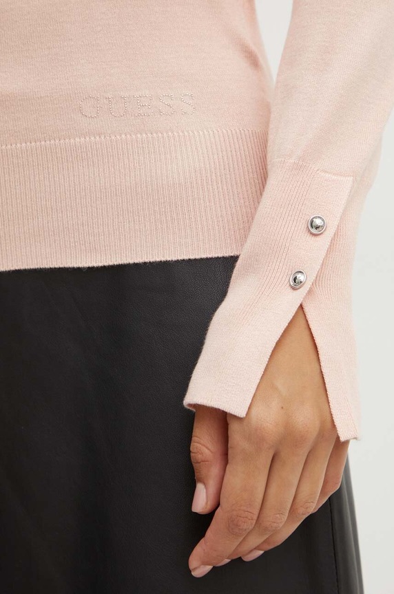 Guess sweter ELINOR W2YR30.Z2V62 różowy