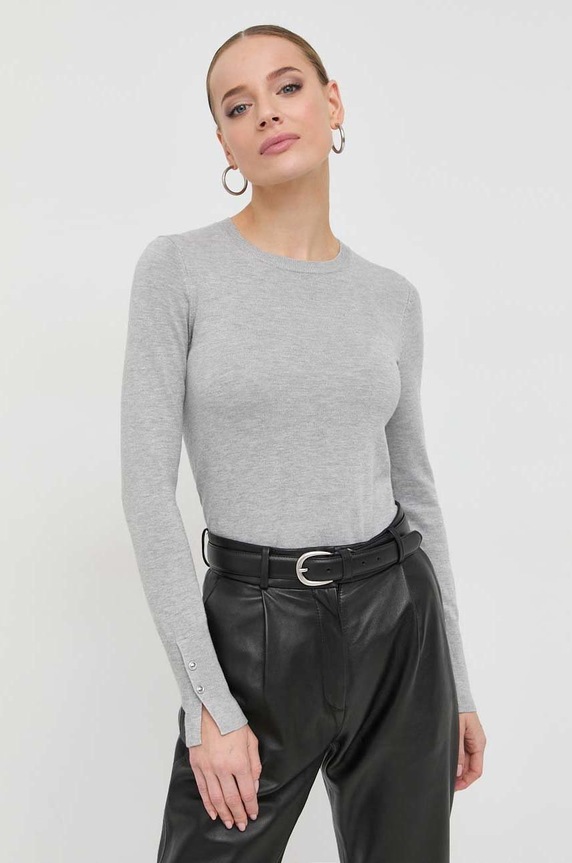 Pulover Guess bez uzorka siva W2YR30.Z2V62