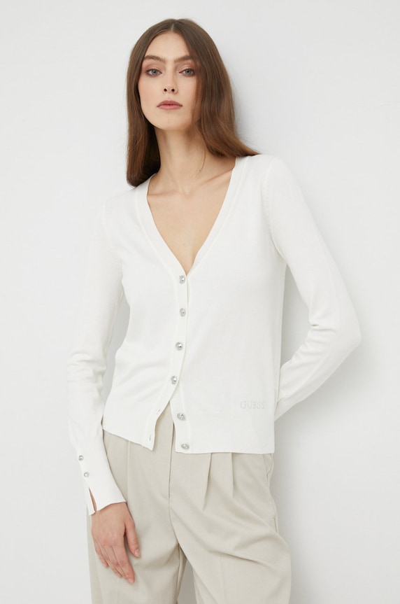 Guess cardigan scollo a V beige W2YR33.Z2V62