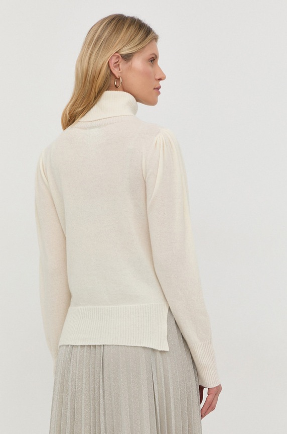 Odzież Twinset sweter wełniany 222TT3352 beżowy