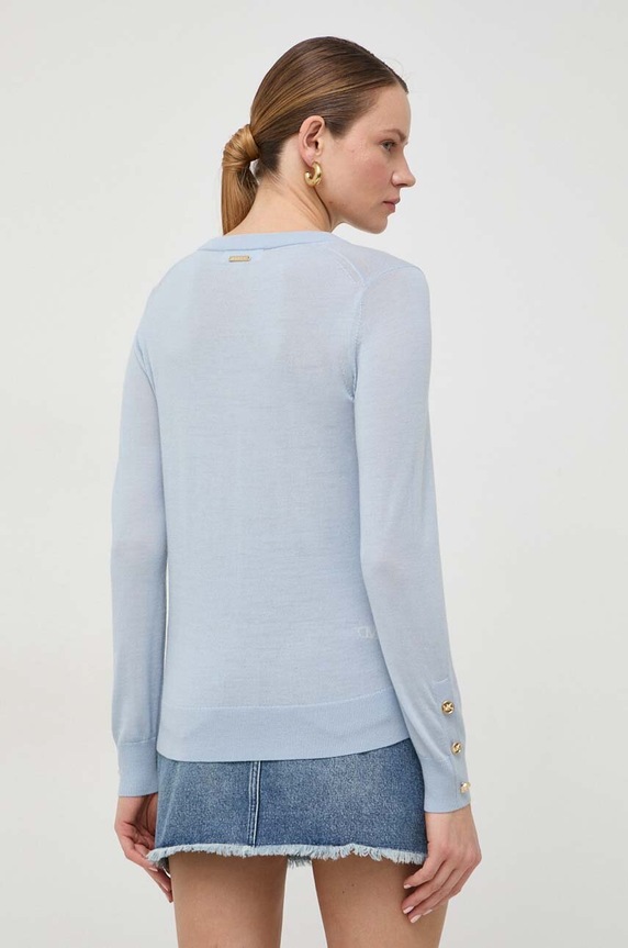 Ruházat MICHAEL Michael Kors gyapjú pulóver MU260EF4VR kék