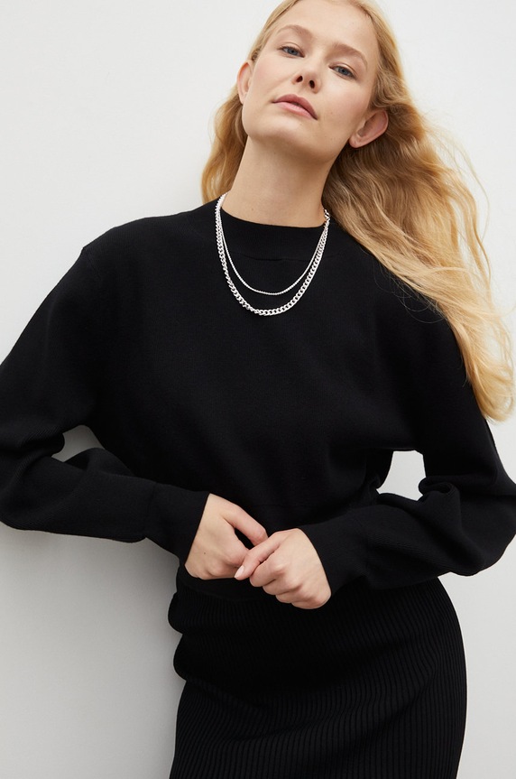 Young Poets Society sweter 107318 pozostałe czarny 107318