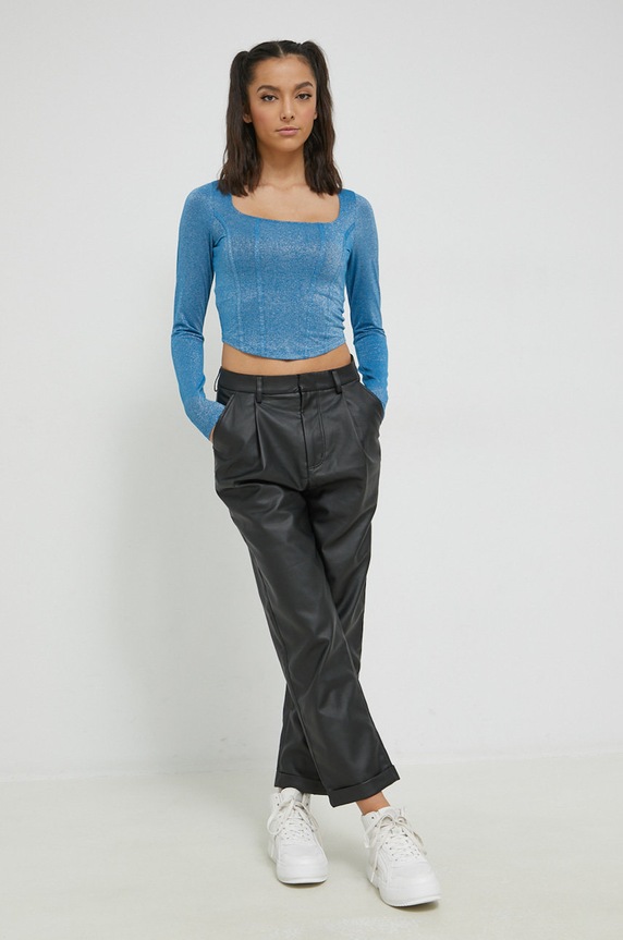 Μπλουζάκι Hollister Co. KI339.2793.221 μπλε AW22