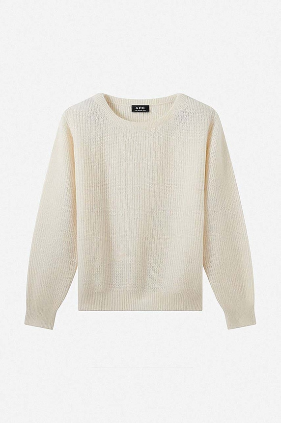 A.P.C. wool jumper Christy white WOAOH.F23147