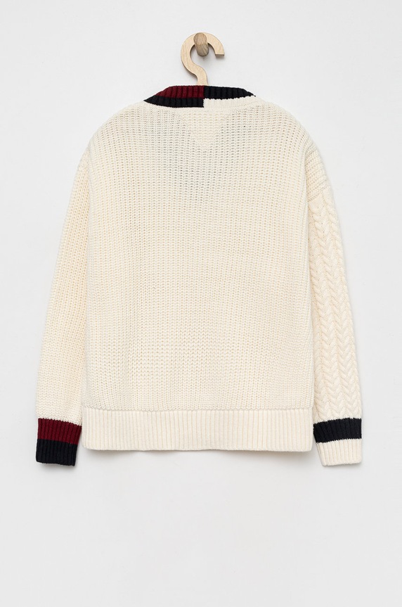 Tommy Hilfiger gyerek pulóver KG0KG06903.9BYY fehér AW22
