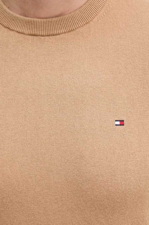 Пуловер с кашмир Tommy Hilfiger MW0MW28046.9BYY кафяв