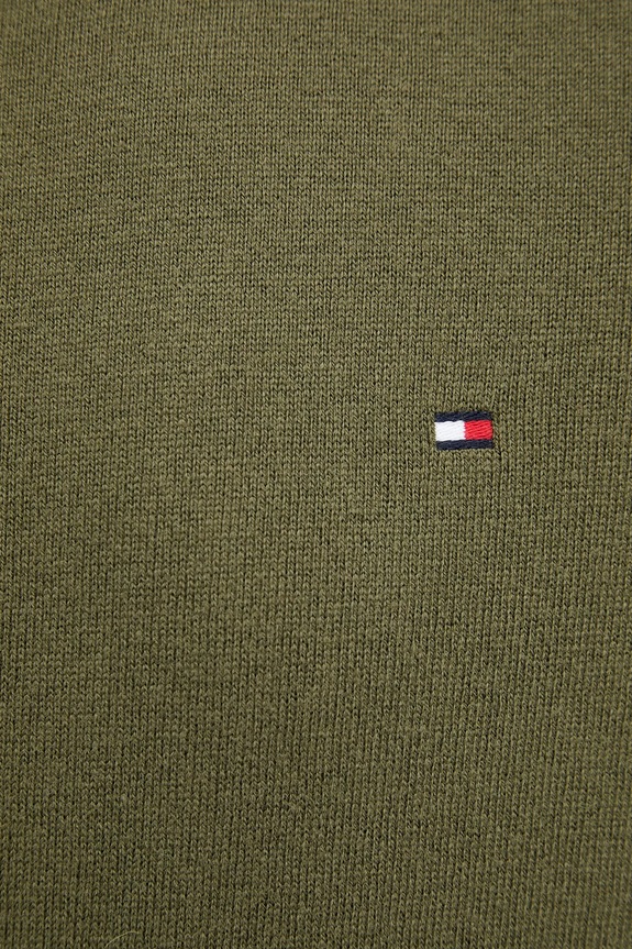 Tommy Hilfiger sweter z domieszką kaszmiru MW0MW28046.9BYY zielony