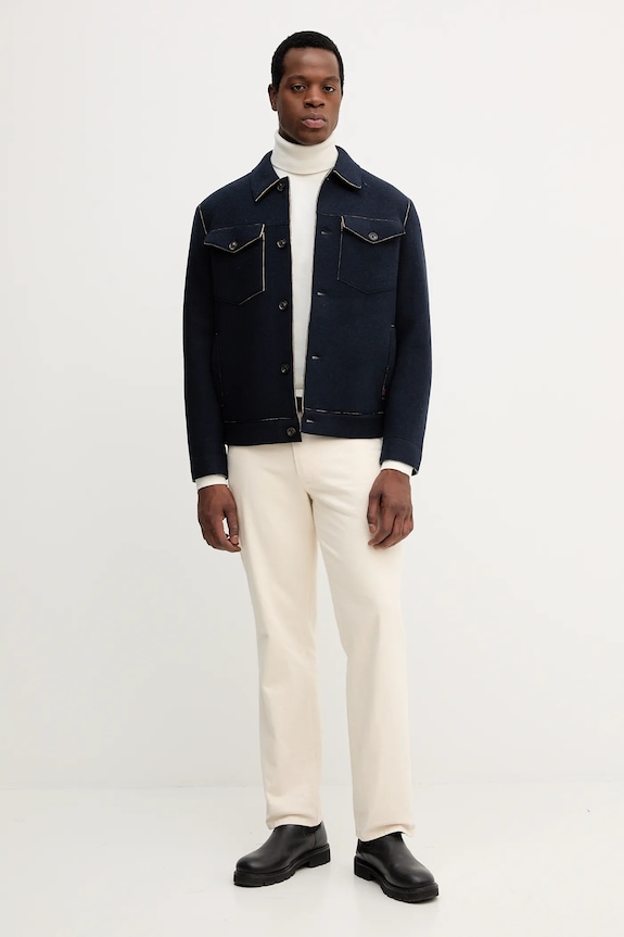 Sveter s prímesou kašmíru Tommy Hilfiger MW0MW28048.9BYY béžová AW25