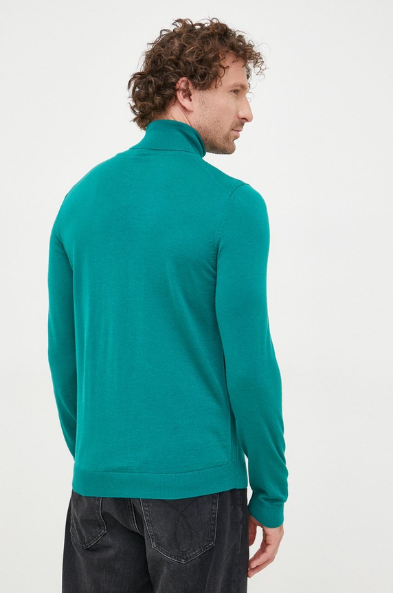 Odzież BOSS sweter wełniany Musso-P 50468262 zielony