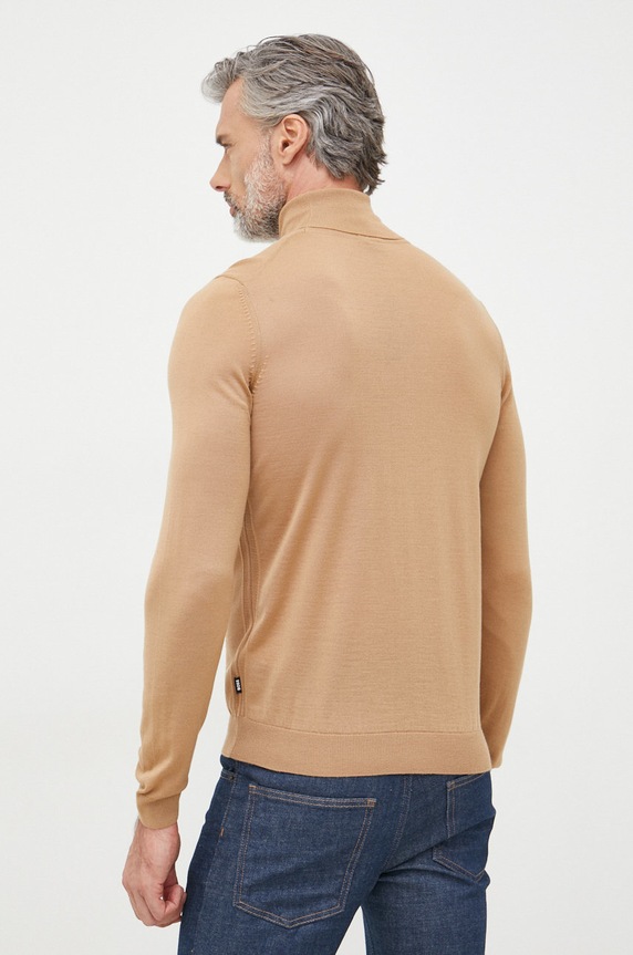 Odzież BOSS sweter wełniany Musso-P 50468262 beżowy