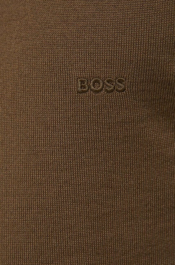 Вовняний светр BOSS Botto-L 50476364 зелений