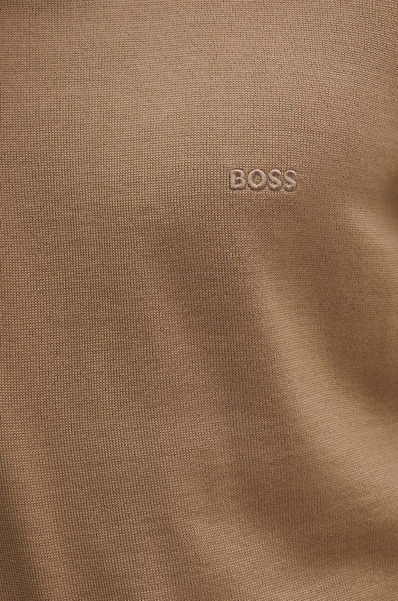 Вовняний светр BOSS Botto-L 50476364 бежевий