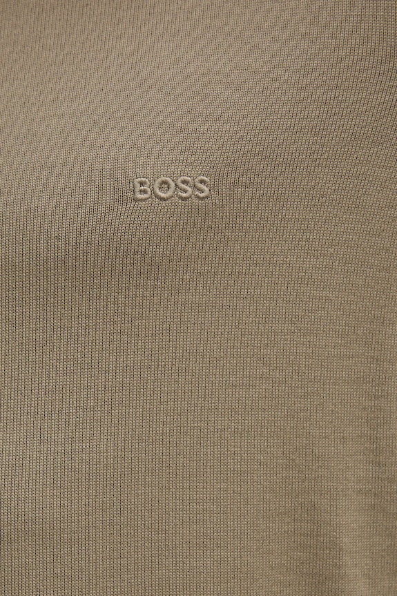Vlnený sveter BOSS Botto-L 50476364 zelená