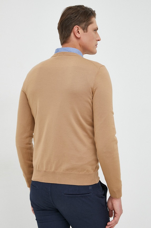 Odzież BOSS sweter wełniany Botto-L 50476364 beżowy