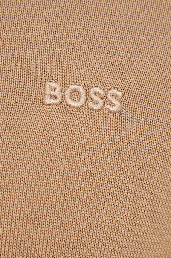 BOSS sweter wełniany Botto-L 50476364 beżowy