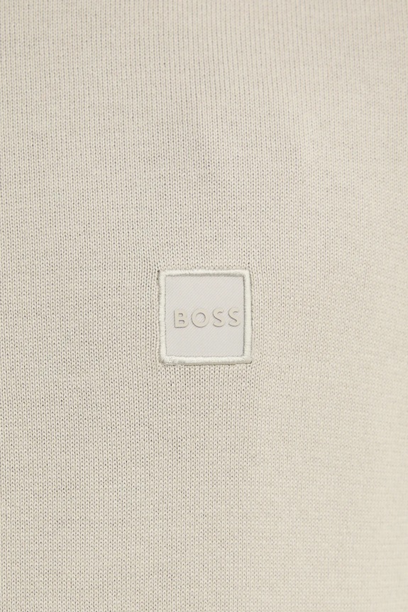 BOSS pulóver kasmír keverékből BOSS CASUAL 50471343 bézs