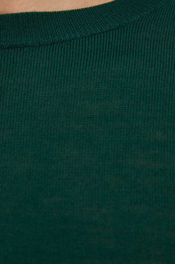 Bruuns Bazaar sweter wełniany zielony BBM1220
