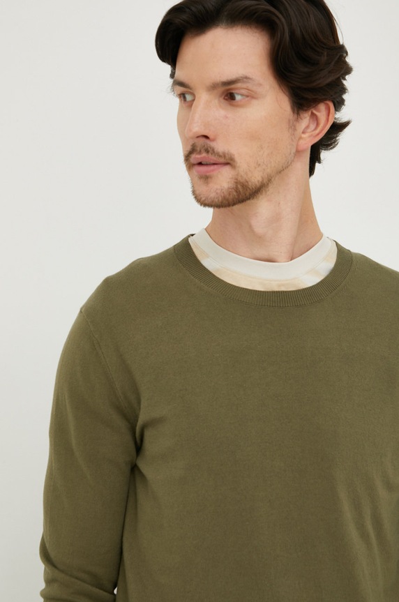 Sisley pulover verde 10F2S1C78.35A
