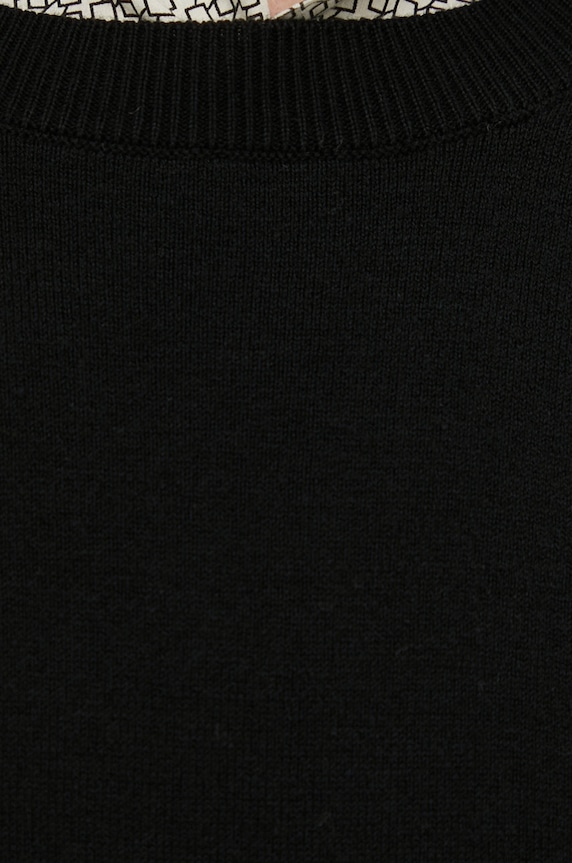 Sisley sweter 10F2S1C78.100. czarny