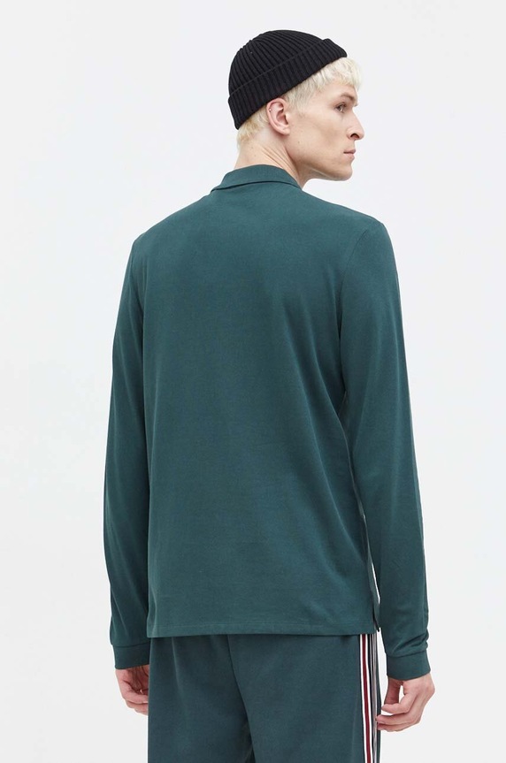 Odzież HUGO longsleeve bawełniany 50466201 zielony