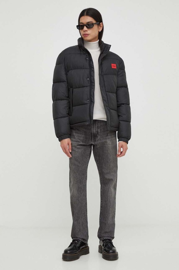 Вовняний светр HUGO San Thomas-M 50474174 бежевий AW25