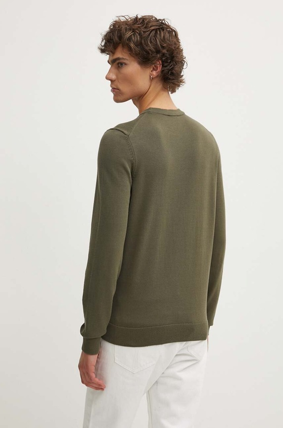 Ruházat HUGO pamut pulóver 50475083 barna