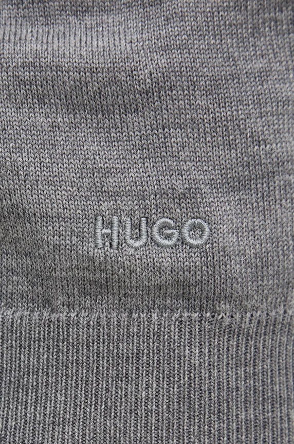 Vlnený sveter HUGO San Cedric-M1 sivá 50476832