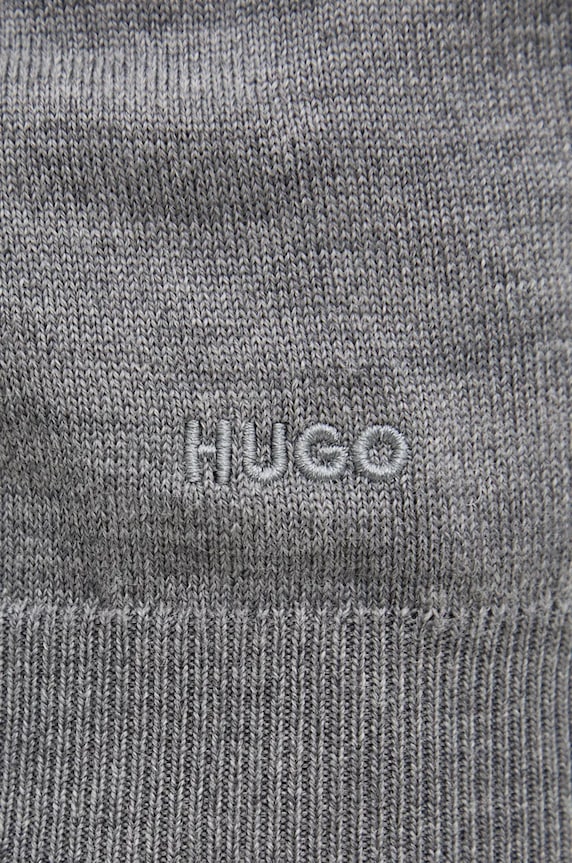 Vlnený sveter HUGO San Cedric-M1 sivá 50476832