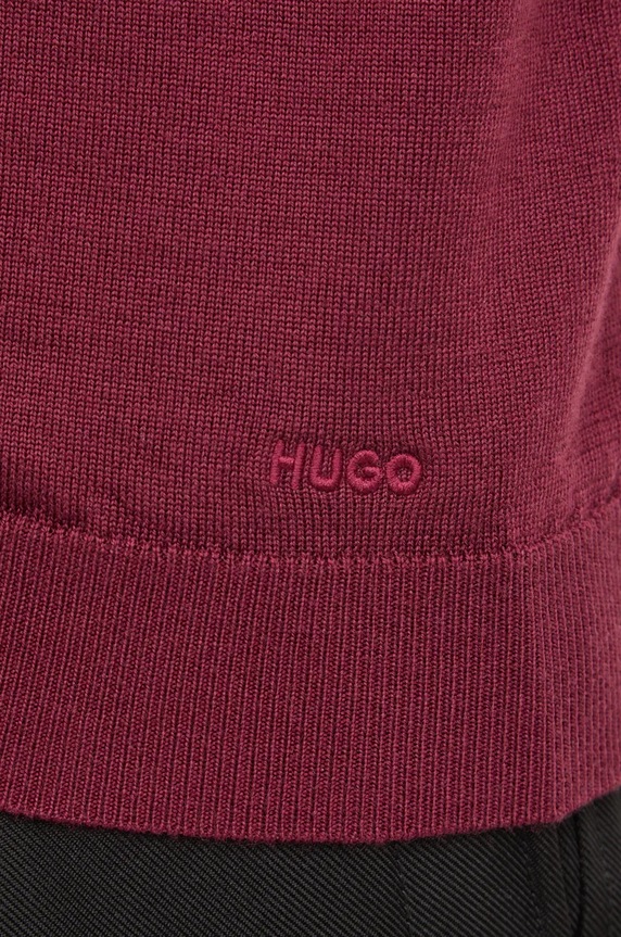 Vlněný svetr HUGO San Cedric-M1 50476832 červená