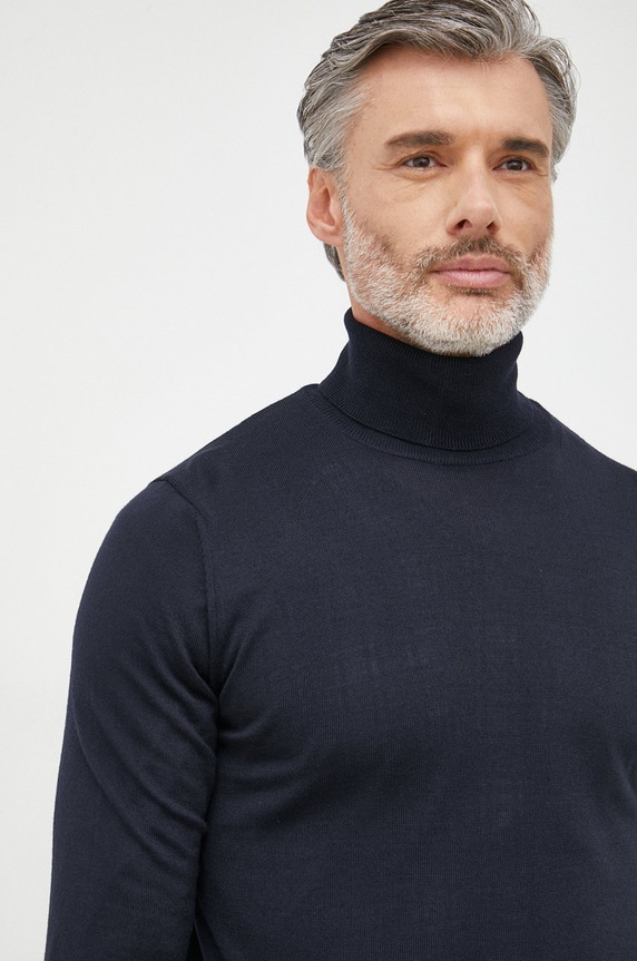 Joop! sweter wełniany granatowy 30033518