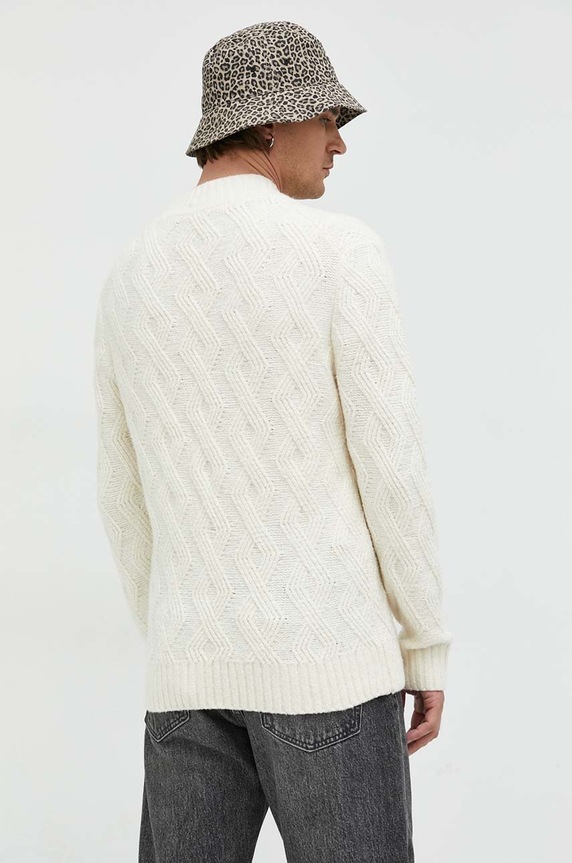 Oblečenie Sveter Abercrombie & Fitch KI120.1625.100 biela