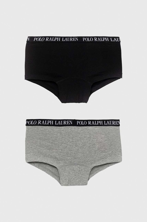 Detské boxerky Polo Ralph Lauren priliehavé boxerky čierna 4P5018