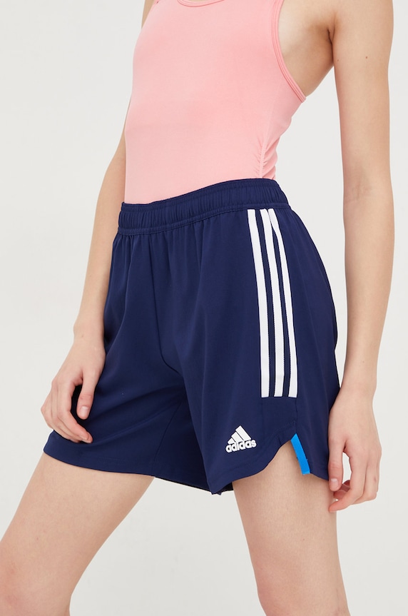 Σορτς προπόνησης adidas Performance Condivo 22 απλικέ σκούρο μπλε HI6869